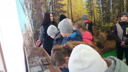 11 апреля учащиеся 3 "Б" и 4 "Б" классов посетили экологический музей "Природа и человек" ГУО "УПК Деречинский детский сад-средняя школа"