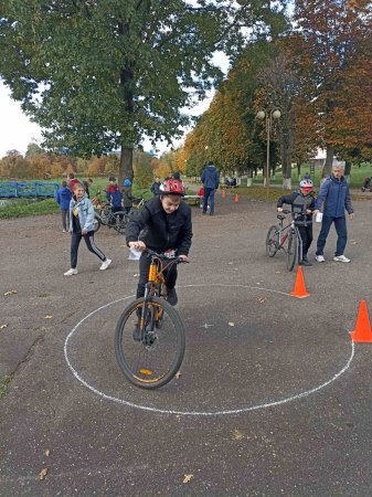 Сборная команда гимназии приняла участие в районных соревнованиях по велотуризму