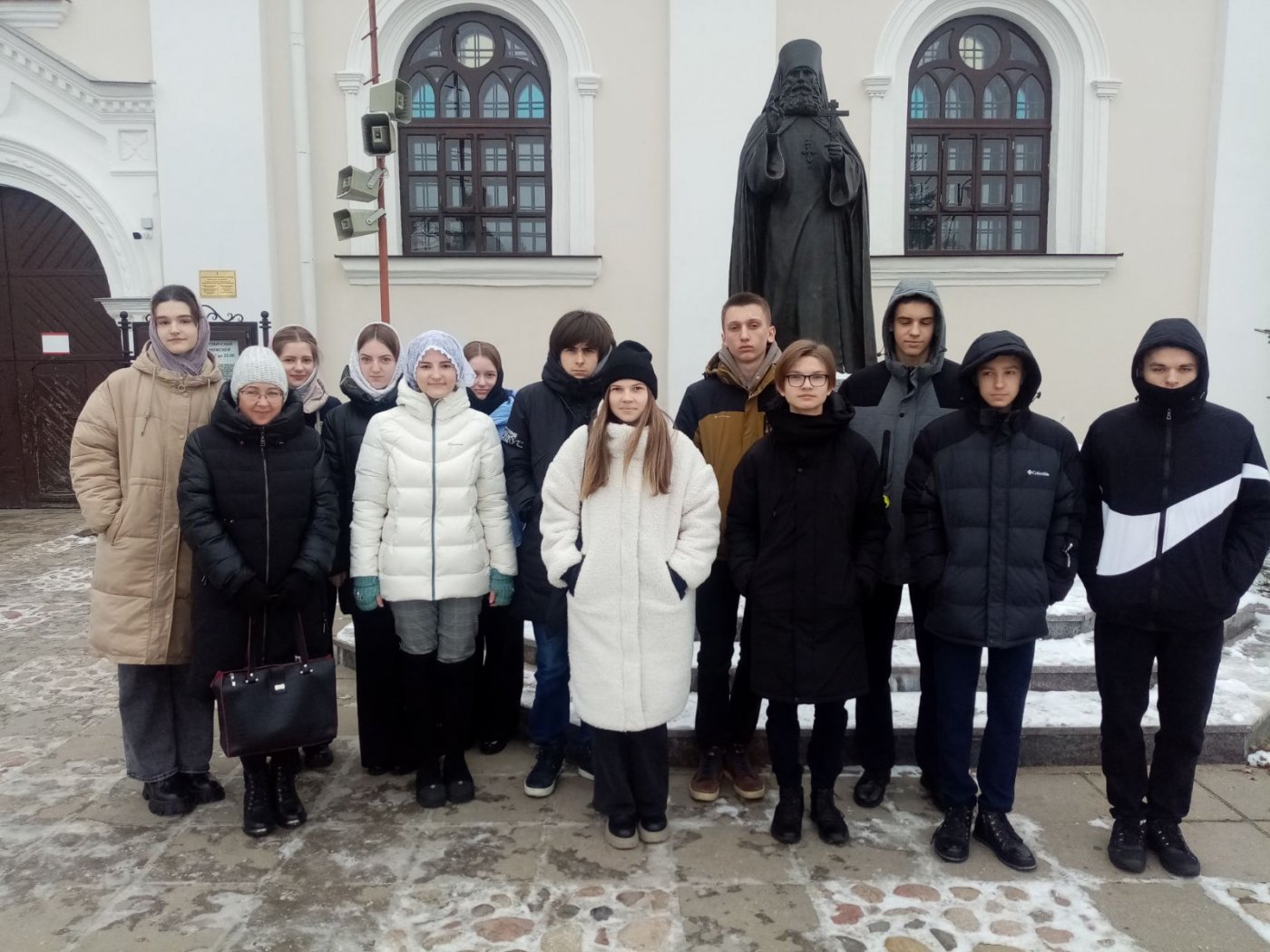 Учащиеся 10 "А" класса посетили Жировичский Свято-Успенский монастырь
