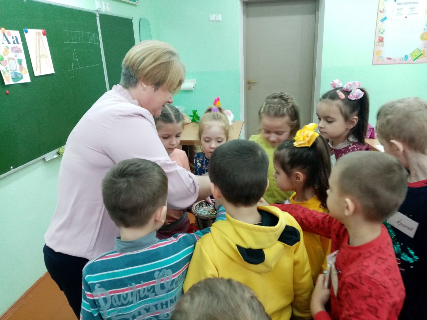 В гимназии N1 r.п. Зельва начала работу школа развития "Умняшка" для будущих первоклассников.