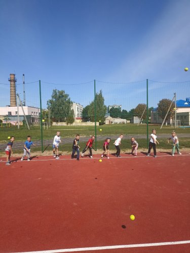 "День метателя" прошёл сегодня на спортивных площадках гимназии.